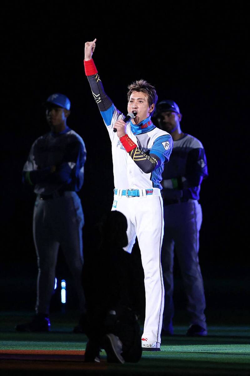 日本火腿監督新庄剛志。（資料照，法新社）