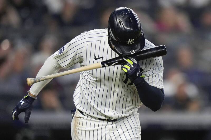 MLB》洋基橫掃雙城、豪取8連勝 但強打索托手臂不適提前退場 - 自由體育