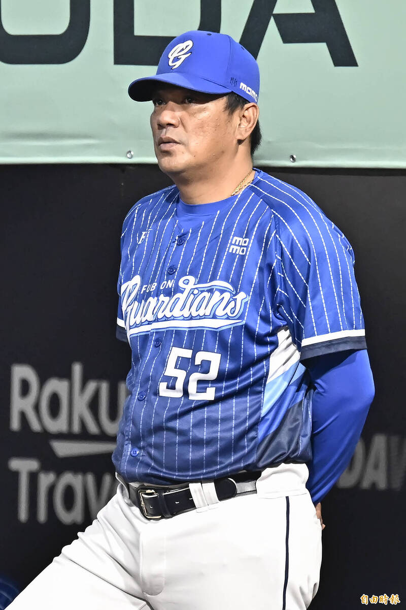 富邦悍將總教練陳金鋒。（記者陳志曲攝）