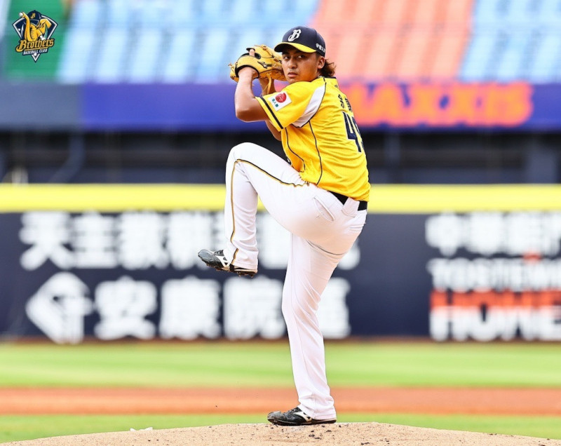 中信兄弟余謙。（中信球團提供）