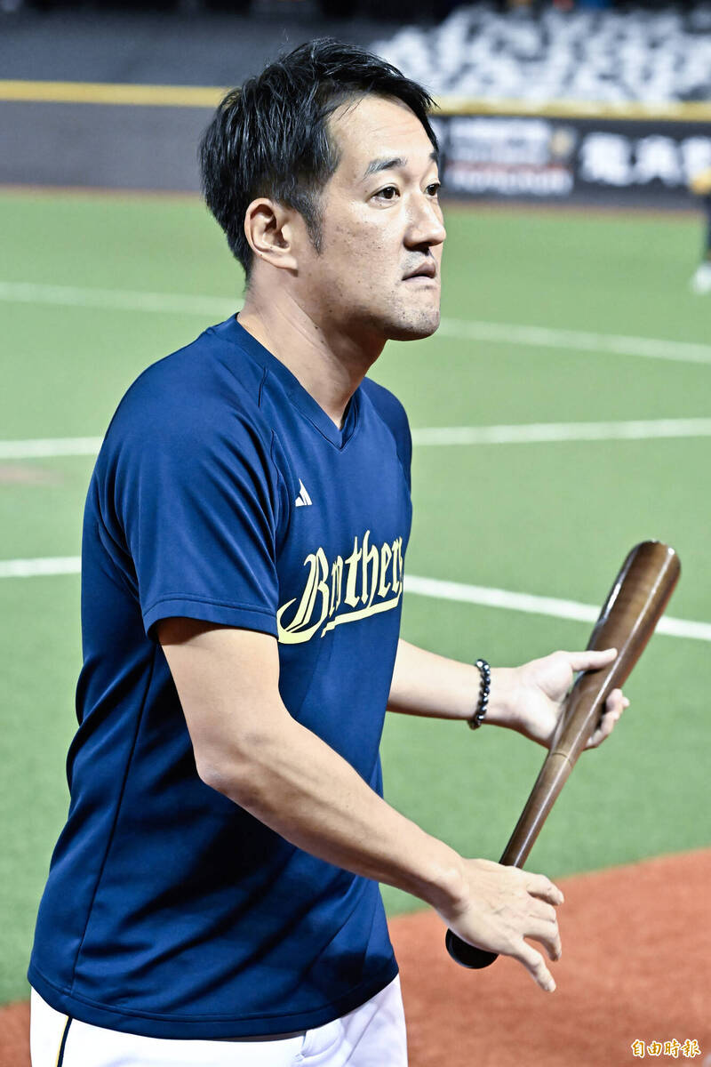 中信兄弟總教練平野惠一。（記者陳志曲攝）