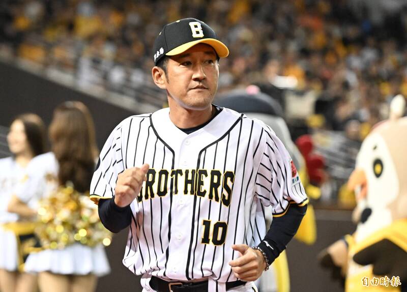 中信兄弟日籍教頭平野惠一。（記者林正堃攝）