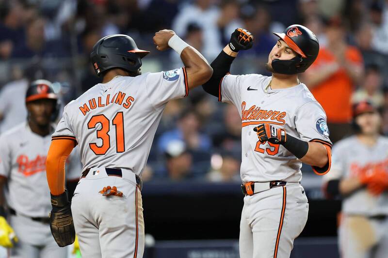 金鶯贏球。（法新社）