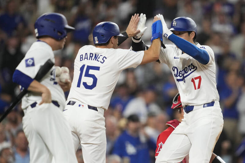 大谷翔平敲出本季第22轟。（美聯社）