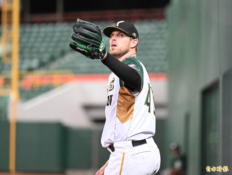 台鋼雄鷹投手後勁。（資料照，記者李惠洲攝）