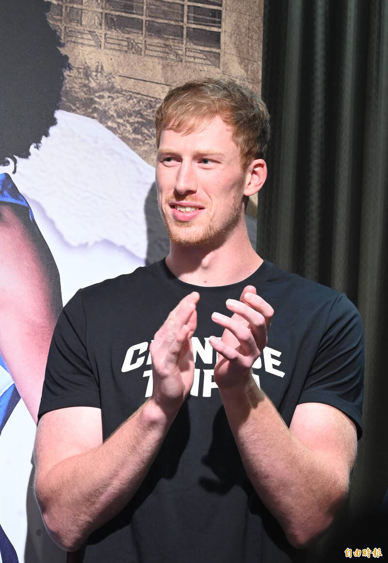 吉爾貝克。（記者王藝菘攝）