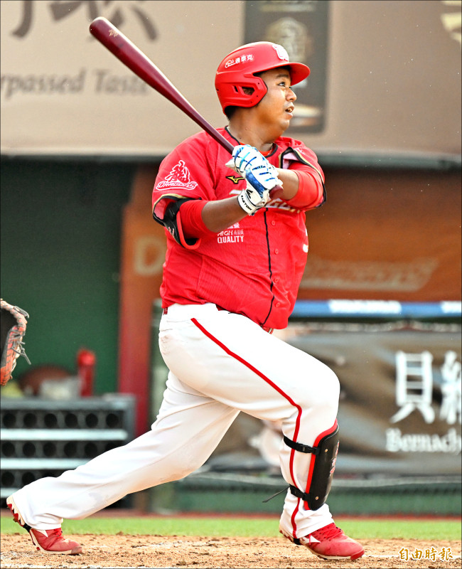 味全瑪仕革斯開季前生了一場大病，很珍惜能重回戰場。
（記者林正堃攝）