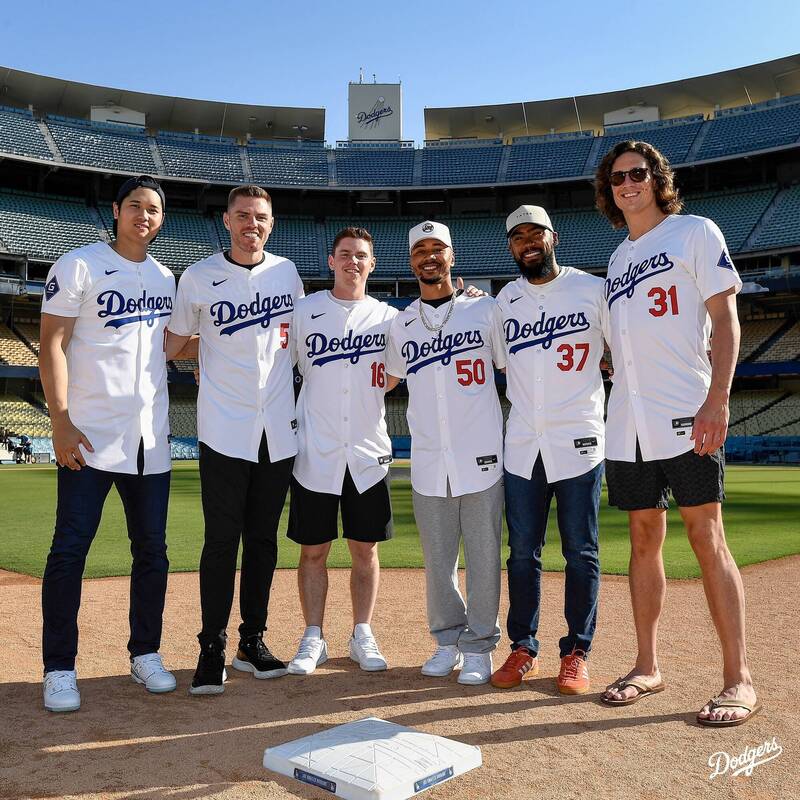 星光熠熠的道奇隊總共6人入選明星賽。（取自推特）