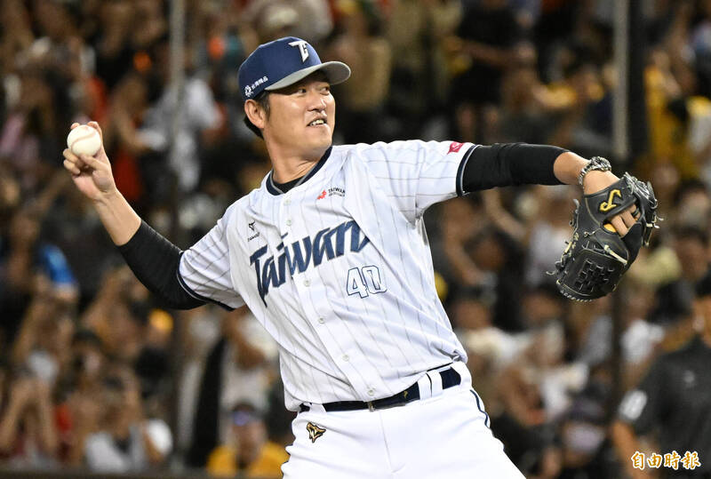 王建民。（記者林正堃攝）