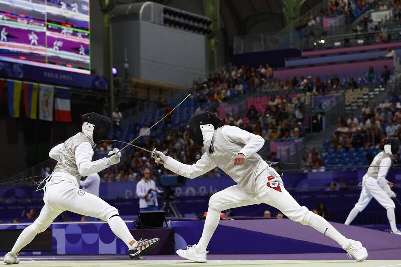 台灣好手陳弈通（左）。（路透）