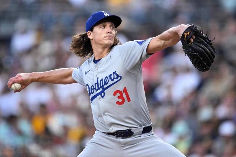 葛拉斯諾7局失3分但勝投被搞砸。（法新社）