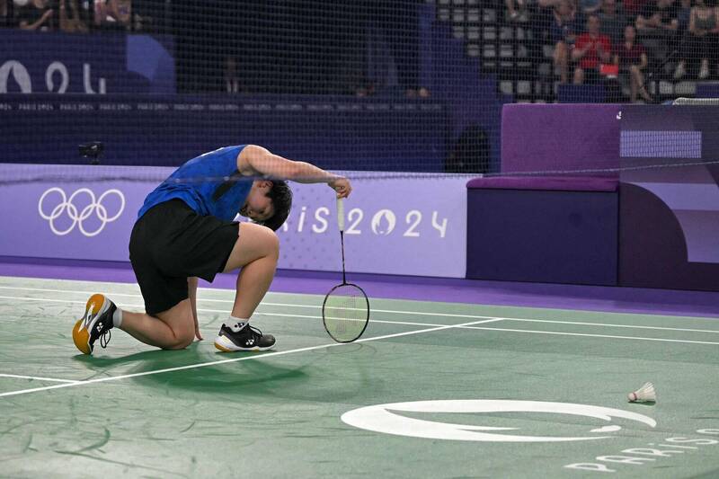 山口茜。（法新社）