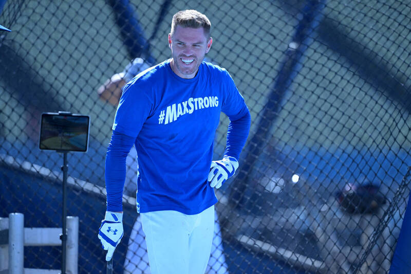 道奇強打佛里曼。（今日美國）