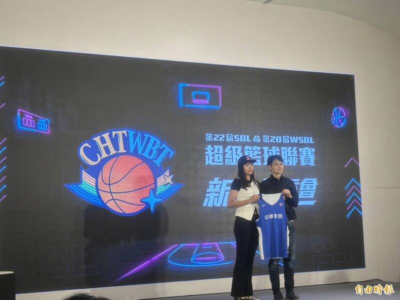 張家瑄當今年WSBL選秀狀元后。(記者吳孟儒攝)