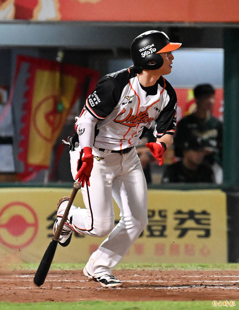 統一獅陳傑憲。（記者李惠洲攝）