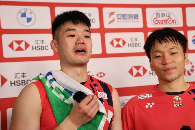 李洋、王齊麟。（羽協提供）