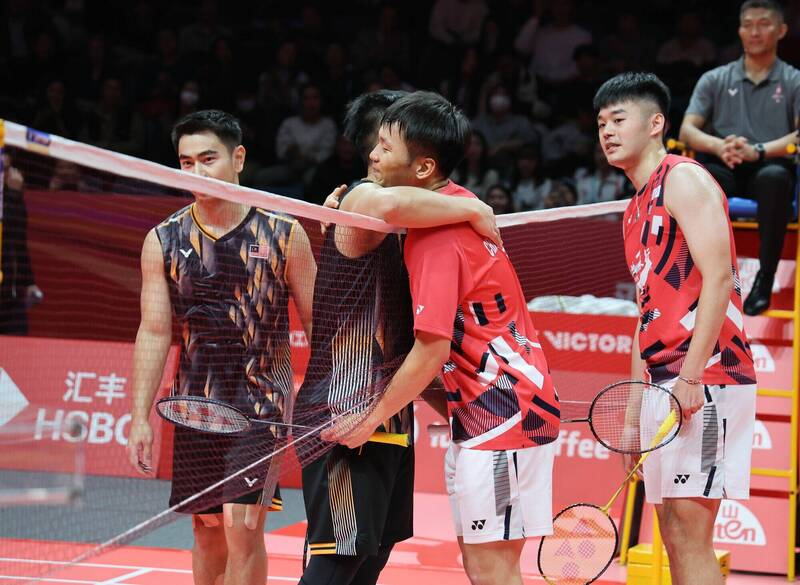 李洋、王齊麟。（羽協提供）