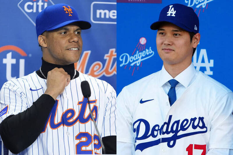 索托、大谷翔平。（資料照）