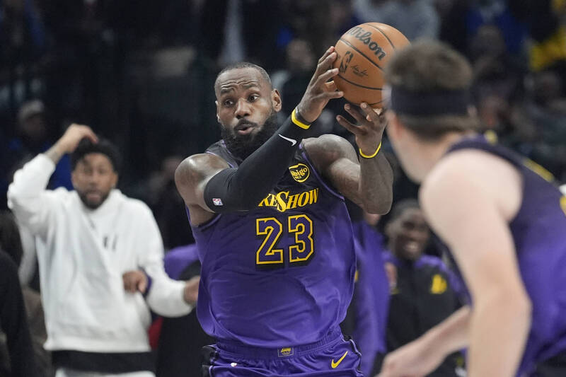 詹姆斯。（美聯社）