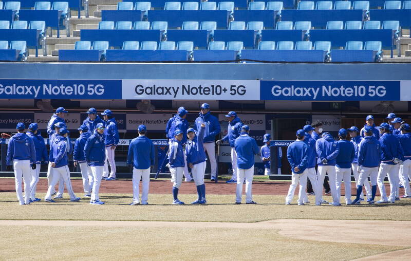 三星獅主場大邱三星獅棒球場。（資料照，歐新社）