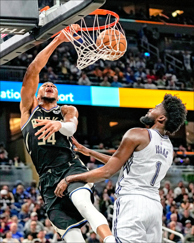 字母哥（美聯社）