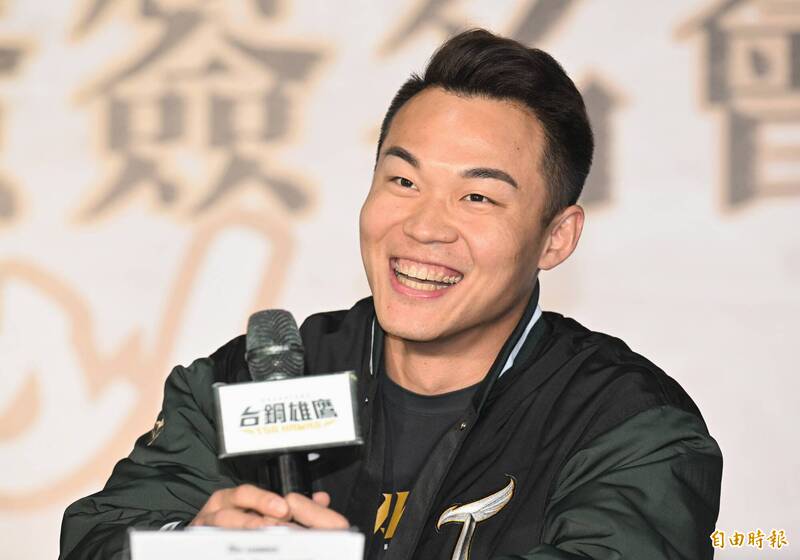 王柏融。（記者林正堃攝）