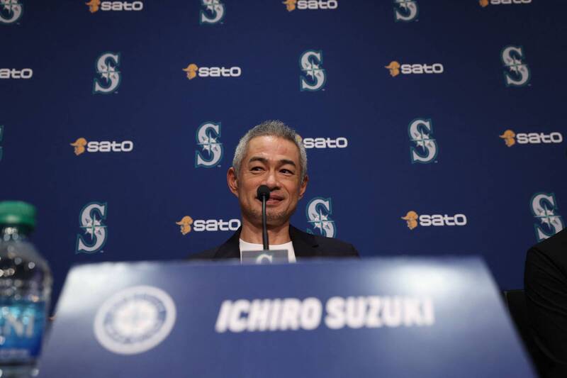 鈴木一朗成為首位進入大聯盟名人堂的日本選手。（法新社）