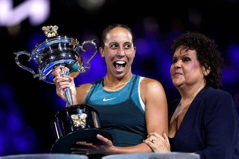 凱絲奪冠。（法新社）