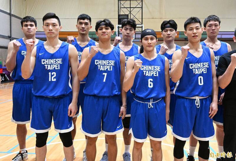 台灣男籃。（資料照，記者林正堃攝）