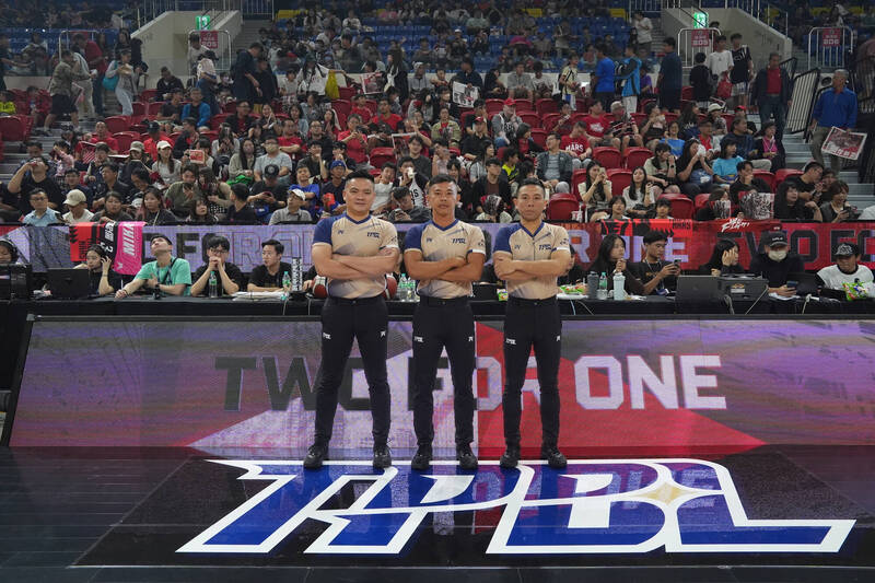 專職裁判葉俊宏。（TPBL提供）