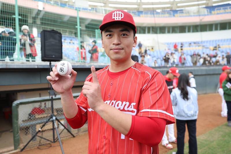 朱育賢。（味全龍提供）