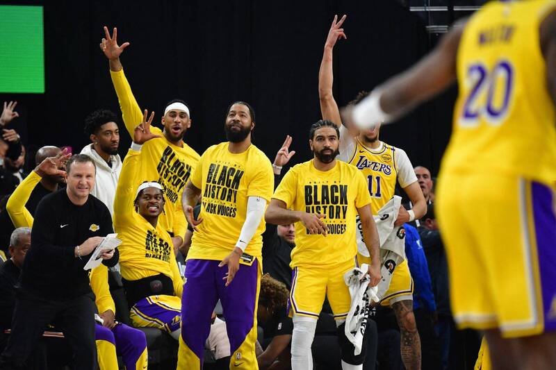 湖人擊敗快艇收下3連勝。（今日美國）