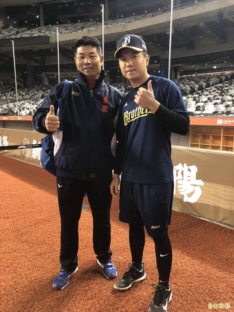 賴敏男（左）與江坤宇（右）。（賴敏男提供）