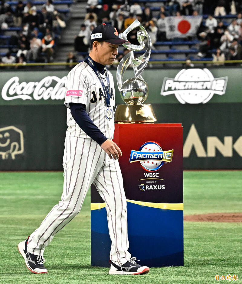日本隊監督井端弘和。（資料照，記者陳志曲攝）