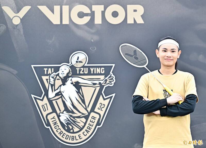 戴資穎選手生涯致敬特展在松菸舉行，現場規劃五大展區，回顧她在賽場上的榮耀時刻。（記者陳志曲攝）