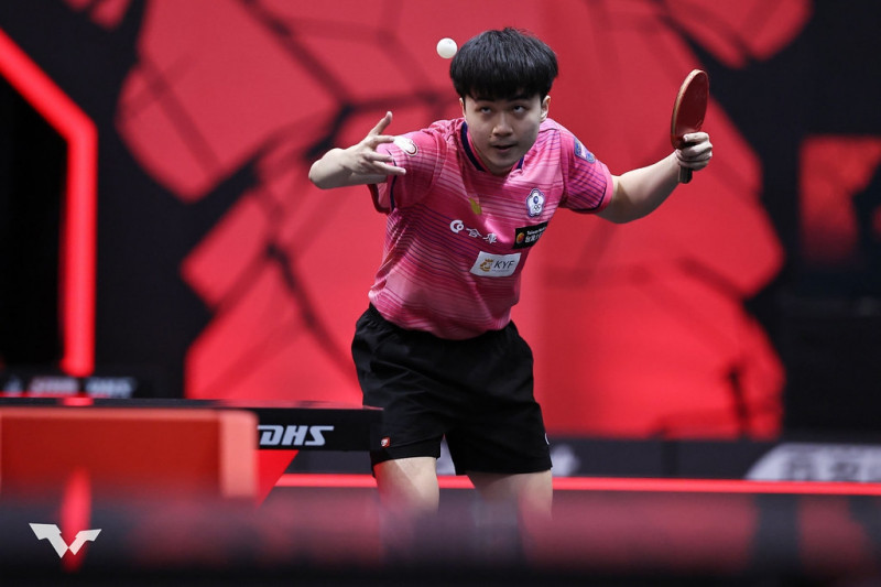 中國男單三大主力退出仁川冠軍賽，林昀儒爭冠機會大增。（取自WTT官網）