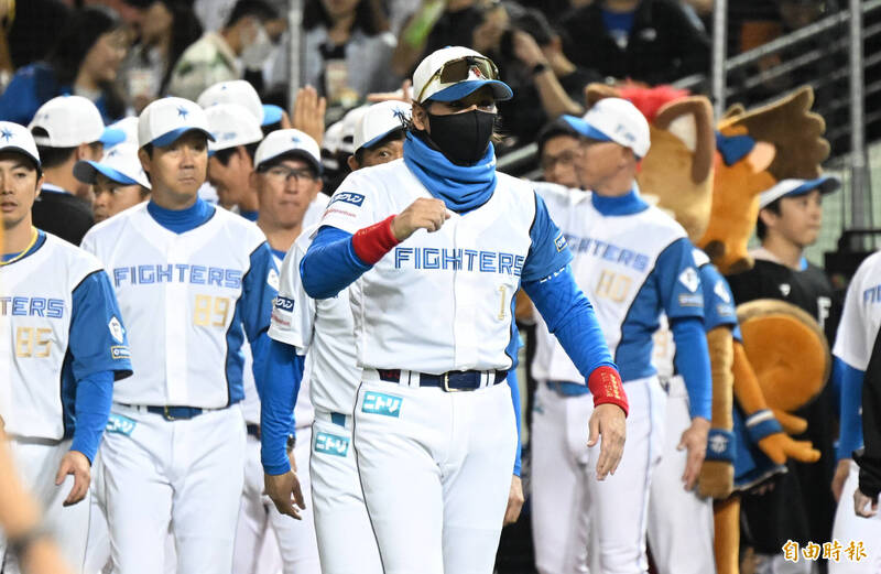 日本火腿監督新庄剛志。（資料照，記者林正堃攝）