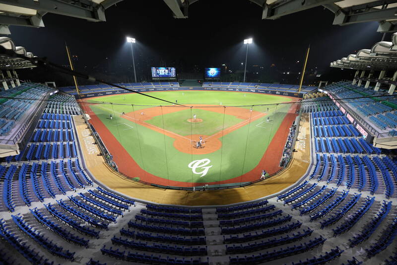 新莊棒球場整修完成。（富邦悍將提供）