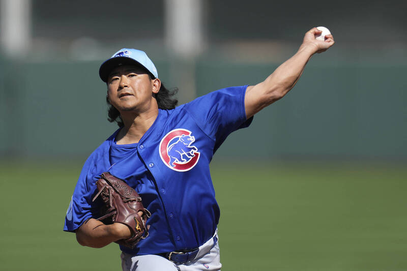 今永昇太。（資料照，美聯社）