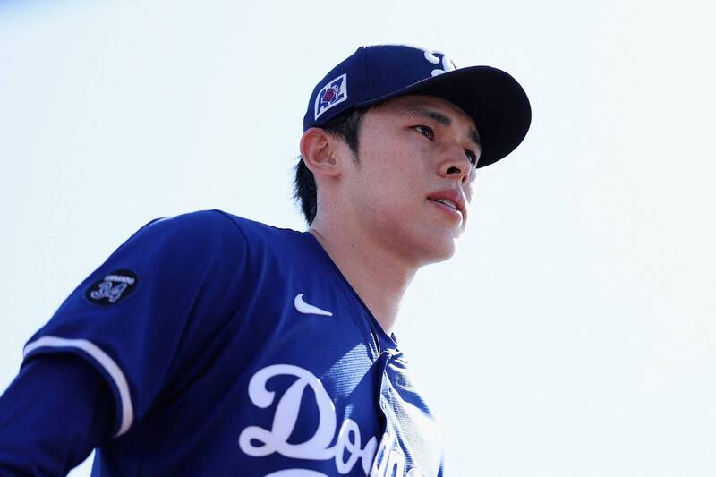 佐佐木朗希。（法新社）