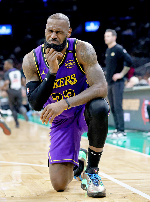 詹姆斯日前因傷停機，本季出賽累計58場。（資料照）