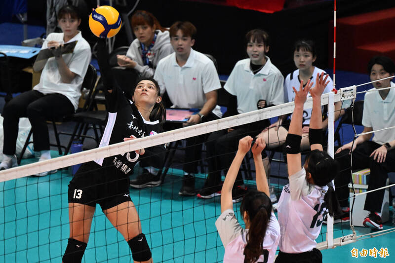 北市大陳潔扣殺。（記者林正堃攝）