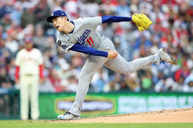 佐佐木朗希。（法新社）