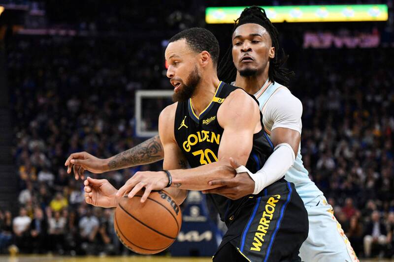 柯瑞。（法新社）