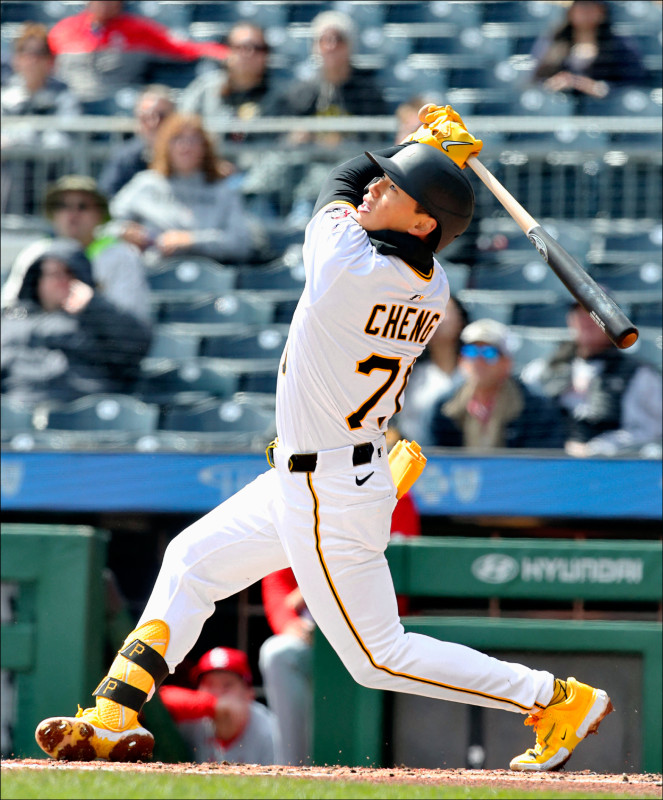 鄭宗哲在大聯盟初登場。（路透）