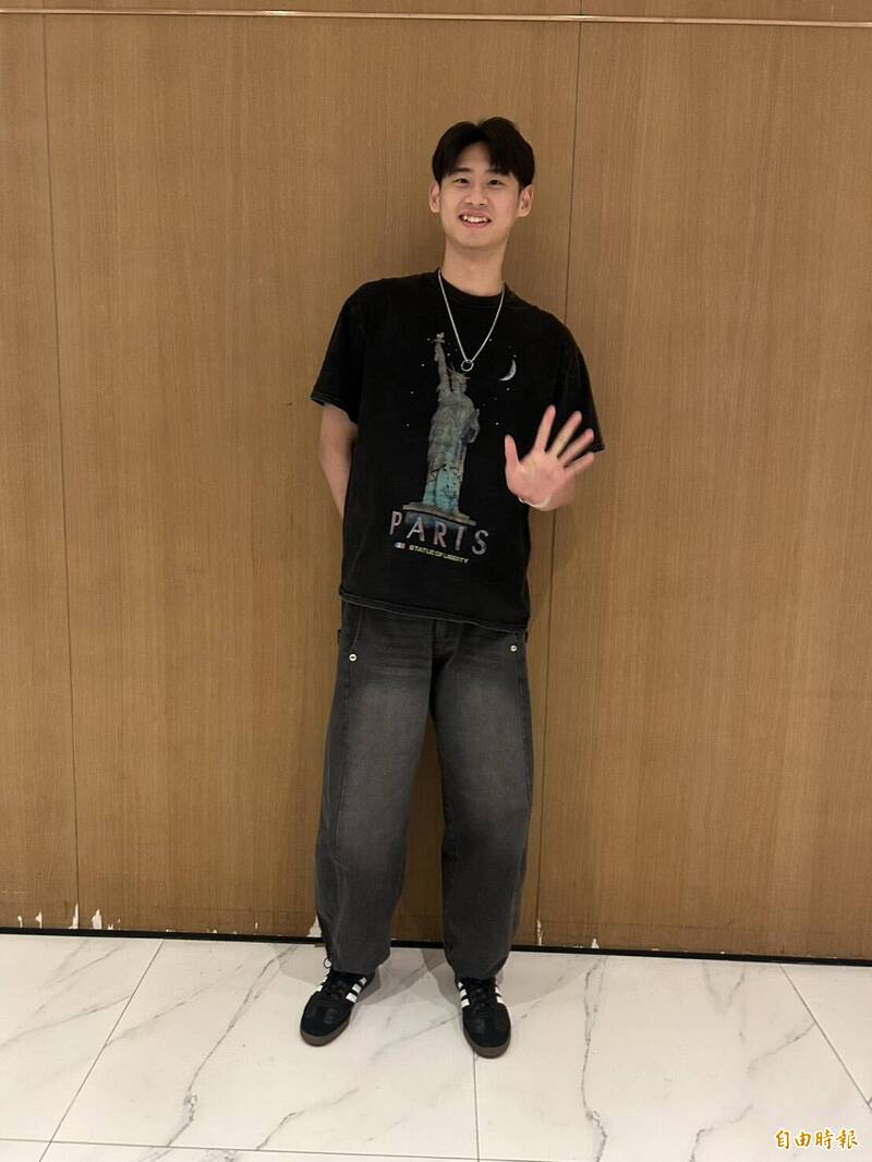 劉昱麟奪企排男子組MVP。（記者吳孟儒攝）