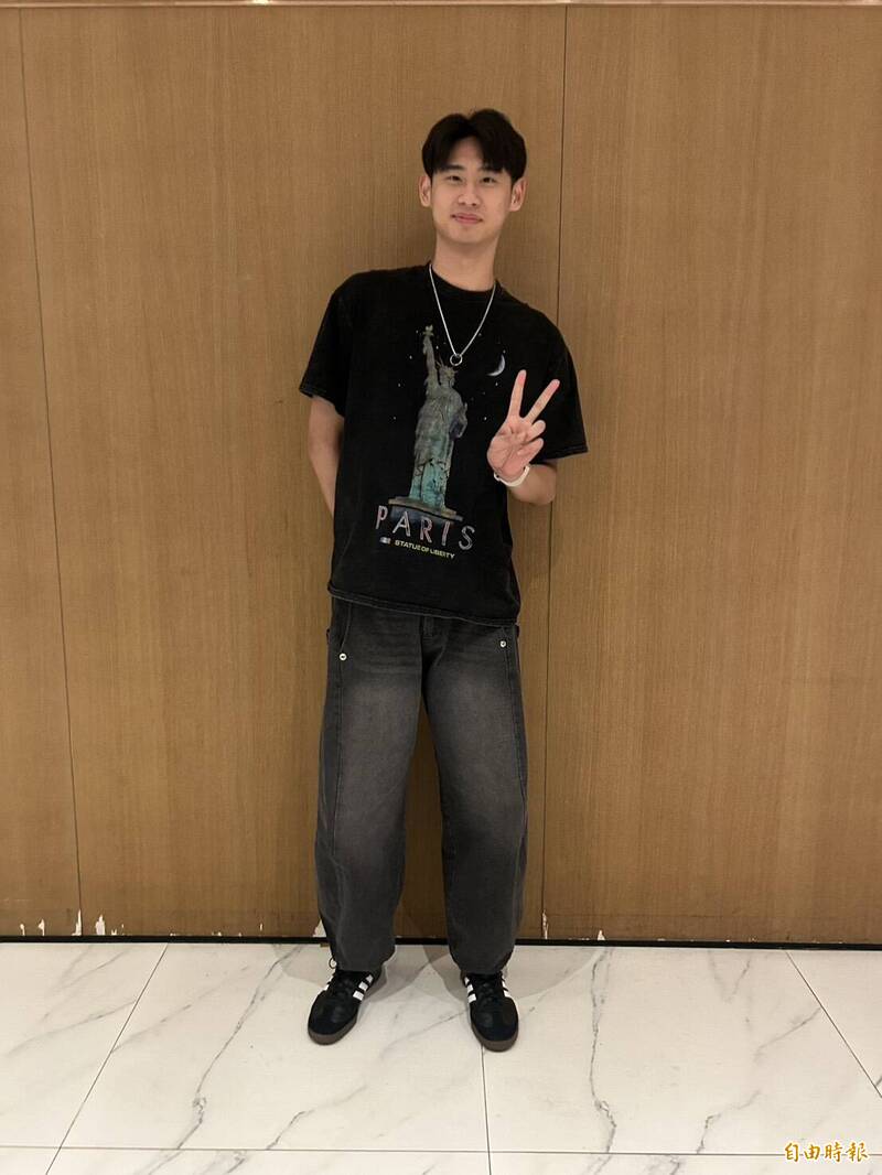 劉昱麟奪企排男子組MVP。（記者吳孟儒攝）