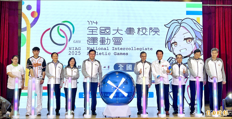 114年全國大專校院運動會由台南長榮大學舉辦，將於4月27日至5月2日盛大登場。（記者林岳甫攝）