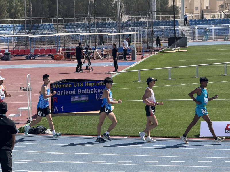 北市陽明高中小將羅聖欽破個人最佳摘下5000公尺競走銅牌，陳叡凱也以破個人最佳22分10秒03獲第5名。（田協提供）