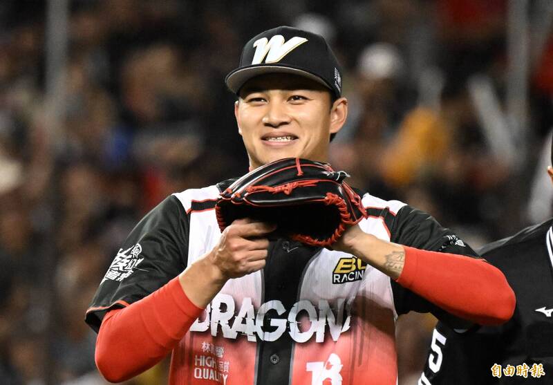 味全龍王牌徐若熙。（記者林正堃攝）